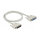 Delock Serielles Kabel D-Sub 25 Stecker zu Buchse 1 m