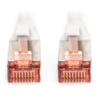 DIGITUS Patchkabel Cat6 S/FTP 2xRJ45 5.0m grau Hebelschutz Polybeutel