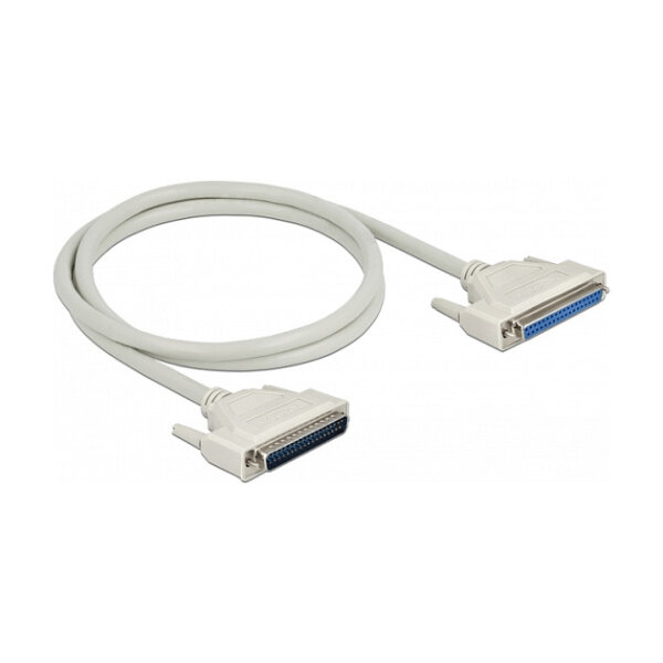 Delock Serielles Kabel D-Sub 37 Stecker zu Buchse 1 m