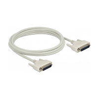 Delock Serielles Kabel D-Sub 25 Stecker zu Stecker 3 m