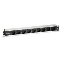 19" Steckdosenleist 1HE 9x equip