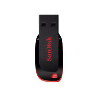 STICK 64GB USB 2.0 Sandisk Cruzer Blade black/red