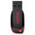 STICK 64GB USB 2.0 Sandisk Cruzer Blade black/red