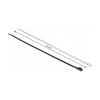 Delock Kabelbinder mit flachem Kopf L 150 x B 3,6 mm 100 Stück
