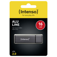 STICK 16GB 2.0 Intenso ALU Line anthrazit