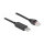 Delock Serielles Anschlusskabel mit FTDI Chipsatz, USB 2.0 Typ-A Stecker zu RS-232 RJ45 Stecker 2 m schwarz