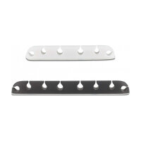 Delock Kabelhalter selbstklebend Kombi Set 4 Stück schwarz / weiß