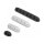 Delock Kabelhalter selbstklebend Kombi Set 4 Stück schwarz / weiß