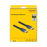 Delock Ultra High Speed HDMI Kabel 48 Gbps 8K 60 Hz blau...