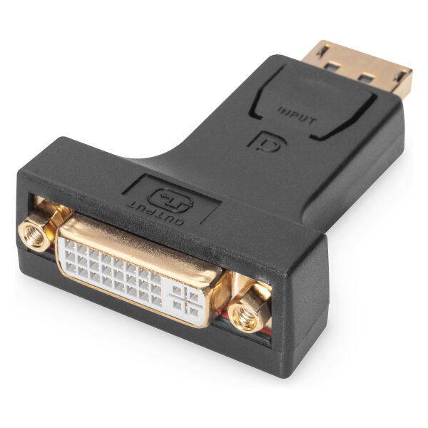 DIGITUS DisplayPort Adapter DPort -> DVI-I St/Bu Polybeutel