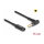 Delock Adapterkabel für Notebook Ladekabel USB Type-C™ Buchse zu 5,5 x 2,5 mm Stecker 90° gewinkelt 15 cm