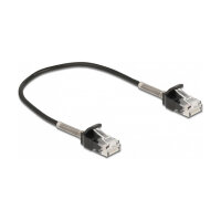Delock Kabel RJ45 Stecker zu RJ45 Stecker mit Knickschutz...
