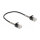 Delock Kabel RJ45 Stecker zu RJ45 Stecker mit Knickschutz Cat.6A 25 cm schwarz