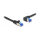 Delock RJ45 Netzwerkkabel Cat.6A S/FTP gerade / links gewinkelt 1 m schwarz