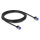 Delock RJ45 Netzwerkkabel Cat.6A S/FTP Slim 3 m schwarz