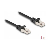 Delock Kabel RJ50 Stecker zu RJ50 Stecker F/UTP 3 m schwarz