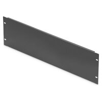 DIGITUS Abdeckplatte 4HE Blindabdeckung 483mm schwarz