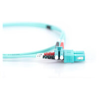 DIGITUS LWL Patchkabel LC -> SC 1.00m Multimode Duplex OM3