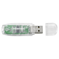 STICK 32GB USB 2.0 Intenso Rainbow Line Transparent