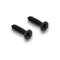 Delock Kabeldurchführung für Tischeinbau mit Bürste 300 x 120 x 28 mm schwarz