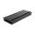 Delock Kabeldurchführung für Tischeinbau mit Bürste 300 x 120 x 28 mm schwarz