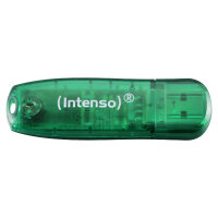 STICK 8GB USB 2.0 Intenso 3502460 Rainbow Line Green