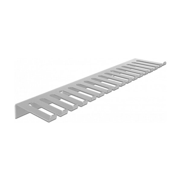 Delock Kabelhalterung 325 x 90 mm zur Wandmontage grau