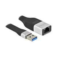 Delock FPC Flachbandkabel USB Typ-A zu Gigabit LAN 10/100/1000 Mbps 13 cm