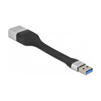 Delock FPC Flachbandkabel USB Typ-A zu Gigabit LAN 10/100/1000 Mbps 13 cm