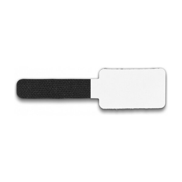 Delock Mini Klett-Kabelhalter L 90 mm x B 24 mm selbstklebend 10 Stück schwarz