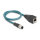 Delock M12 Adapterkabel A-kodiert 8 Pin Stecker zu RJ45 Buchse 50 cm