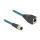 Delock M12 Adapterkabel A-kodiert 8 Pin Stecker zu RJ45 Buchse 50 cm