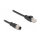 Delock M12 Adapterkabel D-kodiert 4 Pin Stecker zu RJ45 Stecker 50 cm