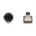 Delock M12 Adapterkabel D-kodiert 4 Pin Stecker zu RJ45 Stecker 50 cm