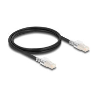 Delock RJ45 Netzwerkkabel Cat.6A S/FTP mit Secure Clips...