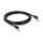 Delock RJ45 Netzwerkkabel Cat.6A S/FTP 45° nach oben gewinkelt 5 m schwarz