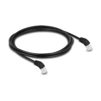 Delock RJ45 Netzwerkkabel Cat.6A S/FTP 45° nach unten...