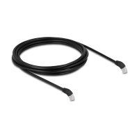 Delock RJ45 Netzwerkkabel Cat.6A S/FTP 45° nach unten...