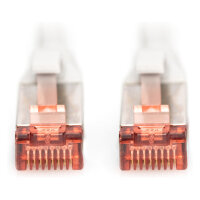 DIGITUS Patchkabel Cat6 S/FTP 2xRJ45 15.0m grau...