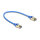 Delock RJ45 Netzwerkkabel Cat.8.1 F/FTP Slim 0,3 m blau