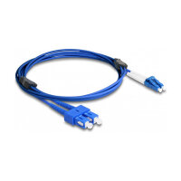 Delock LWL Kabel mit Metallarmierung LC Duplex zu SC...