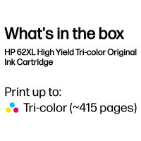 HP Tinte 62XL C2P07AE farbig