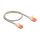 Delock RJ45 Netzwerkkabel Cat.6A U/UTP Slim 0,5 m transparent