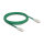 Delock RJ45 Netzwerkkabel Cat.6A Stecker zu Stecker mit gebogener Rastnase U/FTP Slim 3 m grün