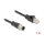 Delock M12 Kabel A-kodiert 8 Pin Stecker zu RJ45 Stecker PVC 1 m