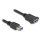 Delock USB 5 Gbps Kabel USB Typ-A Stecker zu USB Typ-A Buchse zum Einbau 1 m schwarz