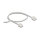 Delock RJ45 Netzwerkkabel Cat.6 UTP Ultra Slim 0,5 m grau mit kurzen Steckern