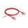 Delock RJ45 Netzwerkkabel Cat.6 UTP Ultra Slim 1 m rot mit kurzen Steckern