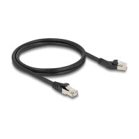 Delock RJ45 Netzwerkkabel Cat.6A S/FTP Stecker 45°...