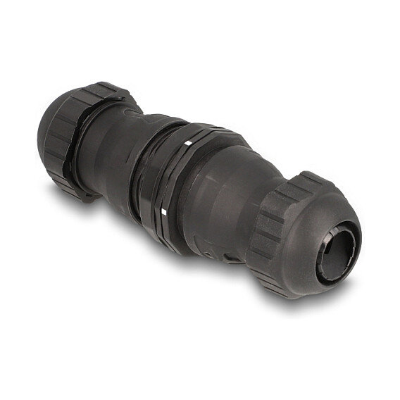 Delock LWL Kabelverbinder LC Duplex Buchse zu LC Duplex Buchse UPC OS2 IP68 staub- und wasserdicht
